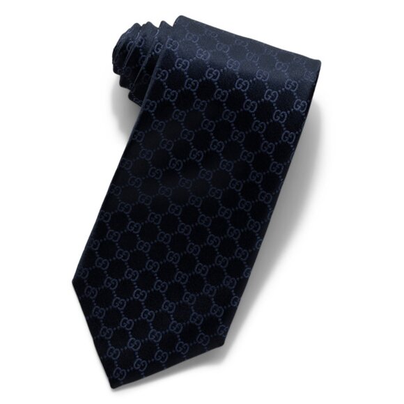 GUCCI Blue Men's Made In Italy Designer Silk Tie - Picture 1 of 1